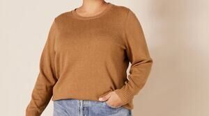 Amazon Essentials Women's Lightweight Soft Crewneck Sweater, 100% Size 6X